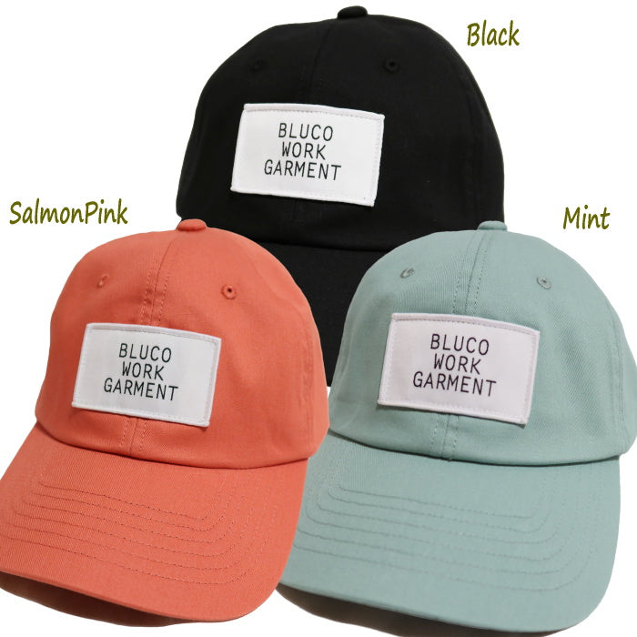 BLUCO 6 Panel Cap Cotton Logo 143-61-003 BLUCO WORK GARMENT