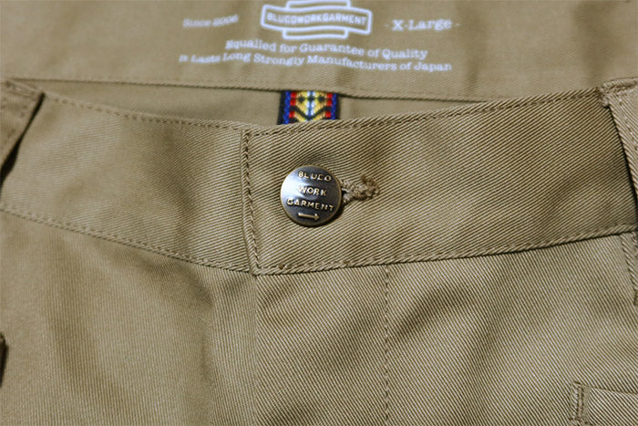 BLUCO sailor work pants, thick straight cut, TC fabric, BLUCO WORK GARMENT 151-41-008