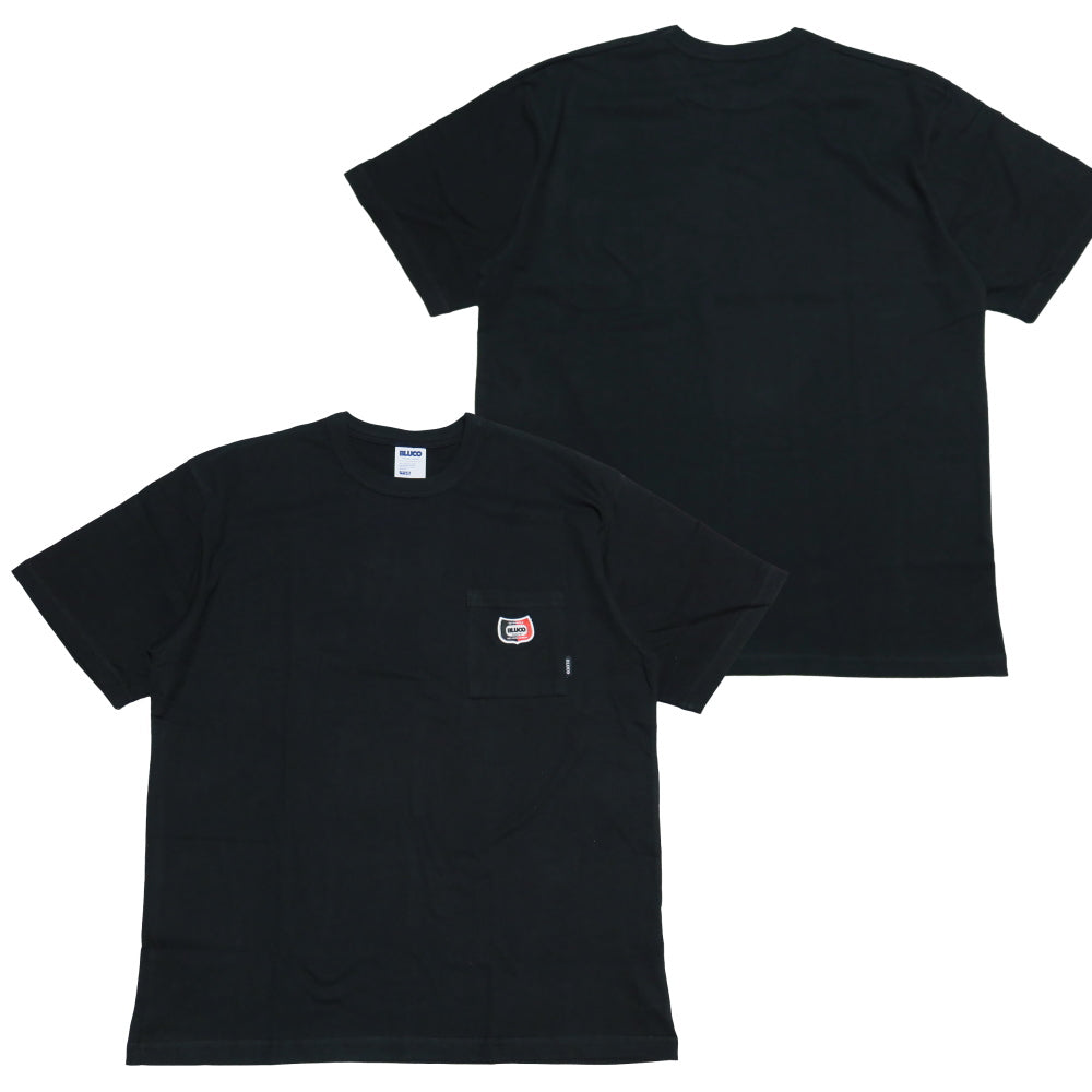 BLUCO ブルコ ポケットTシャツ ドライコットン 半袖 CHAMP メンズ BLUCO WORK GARMENT ブラック 161-22-023