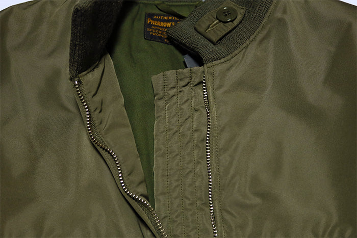 Pherrow's G-8 Flight Jacket WEP Made in Japan Thin Down THINDOWN Khaki 22W-MONSTER-WEP