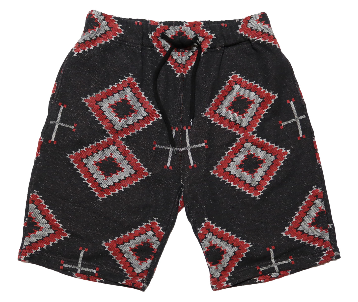 Pherrow's Jacquard Sweat Shorts Navajo Pattern 24S-PNSP1