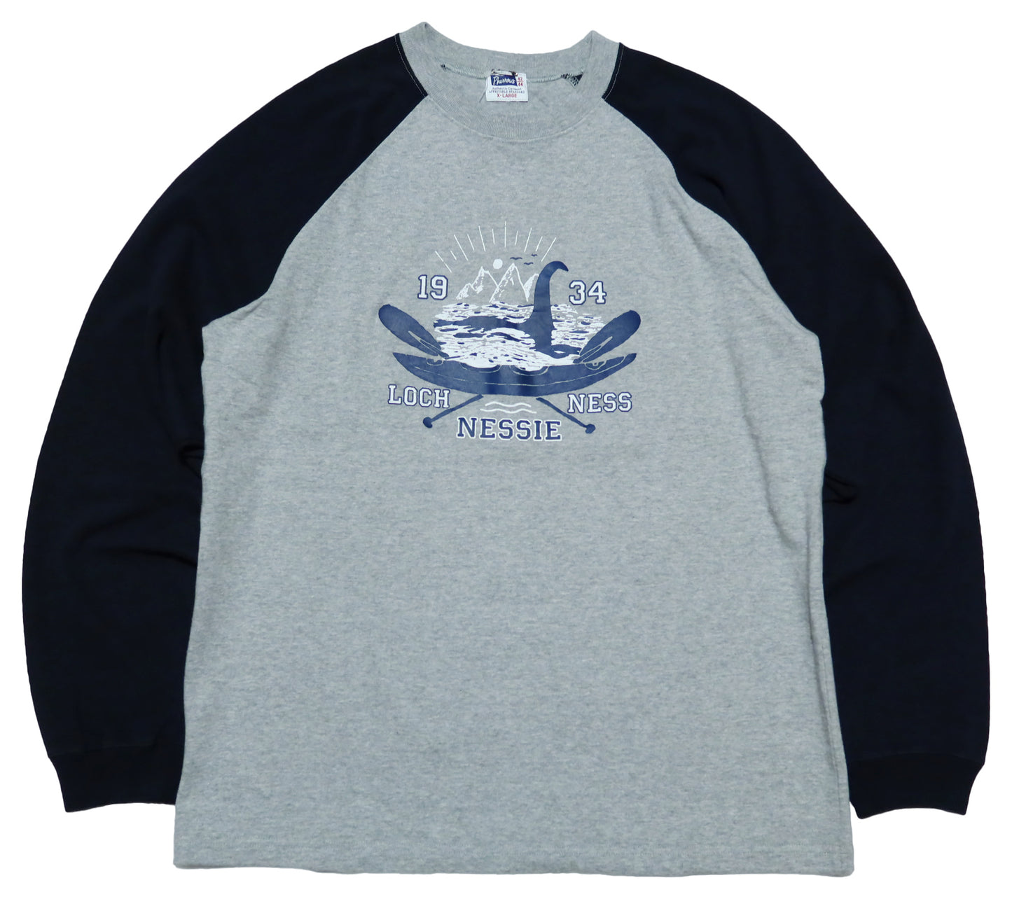 Pherrow's Raglan Long Sleeve T-Shirt UMA Nessie 24W-PRLT2 Made in Japan