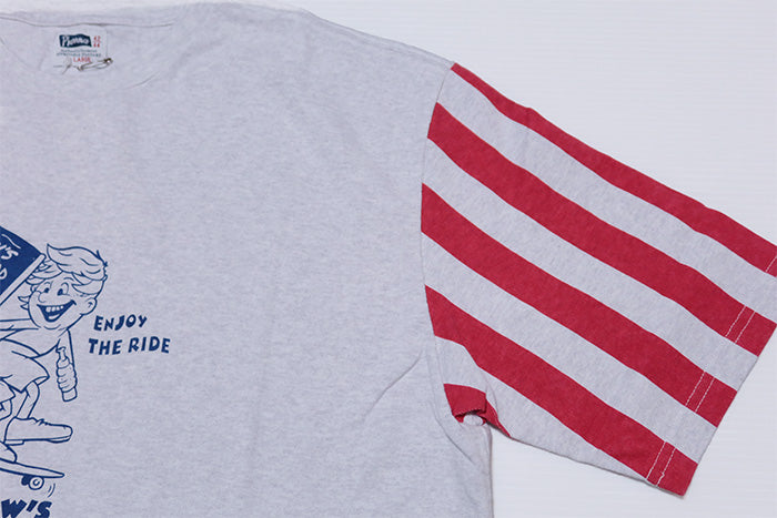 Pherrow's フェローズ Tシャツ リラックスシルエット SKATEBOAD TEAM 半袖 日本製 25S-PSPT2