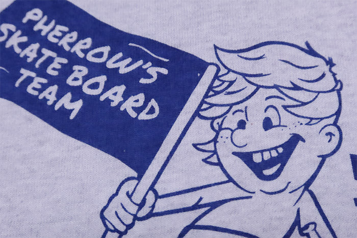 Pherrow's フェローズ Tシャツ リラックスシルエット SKATEBOAD TEAM 半袖 日本製 25S-PSPT2