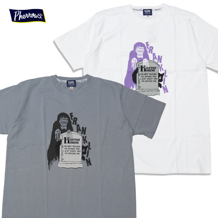 Pherrow's Franklin Monster Horror Short Sleeve T-Shirt (Not Included in Catalog) 25S-PT18