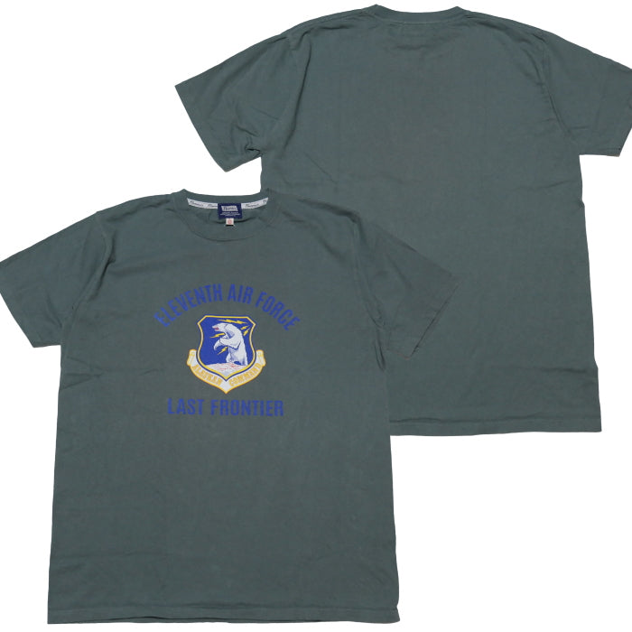 Pherrow's フェローズ Tシャツ ELEVENTH AIR FORCE 11AF 半袖 カタログ未掲載モデル 25S-PT32 ミリタリー