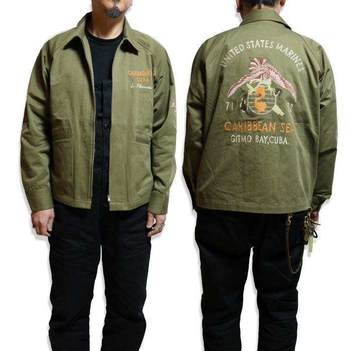 Pherrow's フェローズ スーベニアジャケット キューバ コットンジャケット 26S-PVSJ1 ミリタリー 刺繍