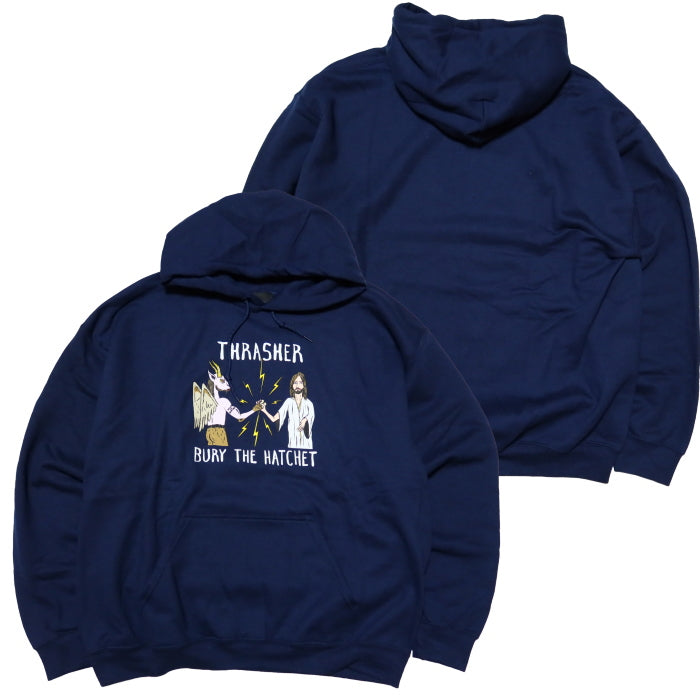 THRASHER ToyMachine Thrasher Toy Machine Sweatshirt Hoodie "THRASHER BTH" Collaboration 315040