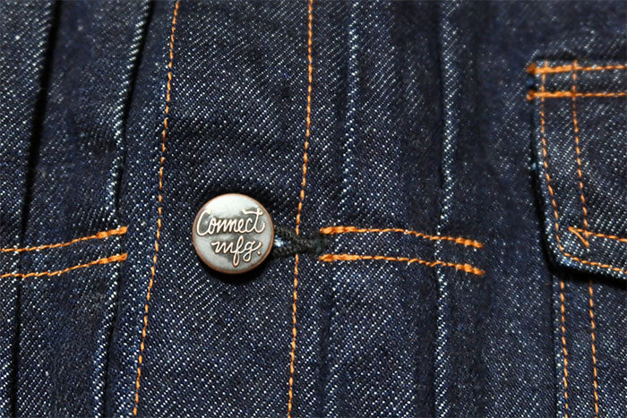 Pherrow's Denim Jacket 400J Made in Japan 13.5oz. Denim Blouse Men's Jean Jacket