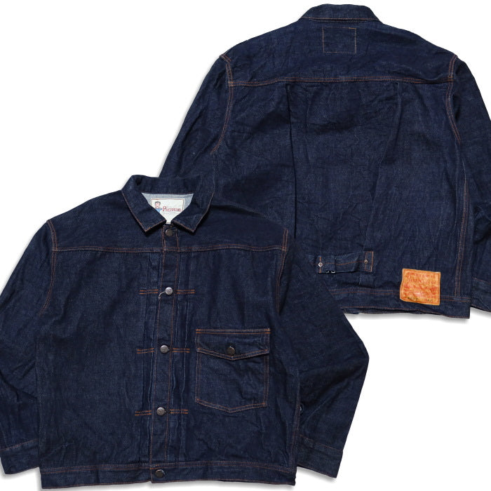 Pherrow's Denim Jacket 400J Made in Japan 13.5oz. Denim Blouse Men's Jean Jacket