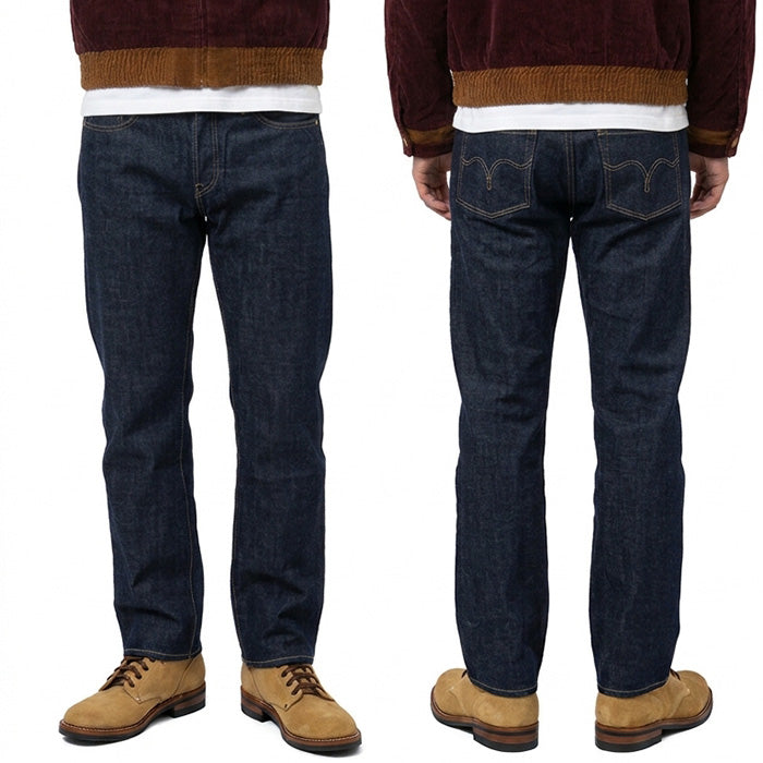 Pherrow's 421P Original Indigo Denim Straight Jeans Selvedge One Wash Made in Japan
