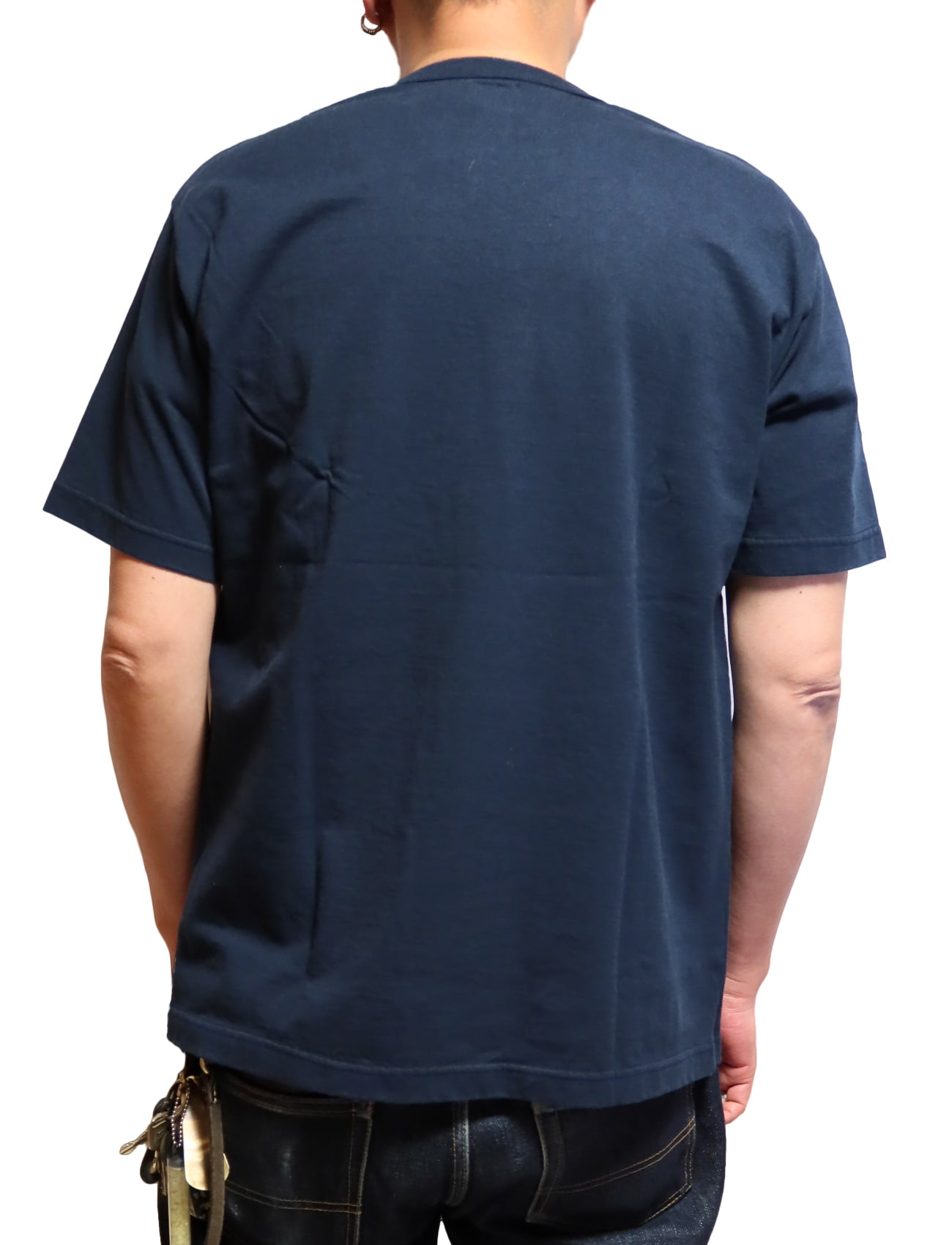 GUNZ GRIFFITH Short Sleeve T-Shirt for Men, College, 444G088, Made in Japan
