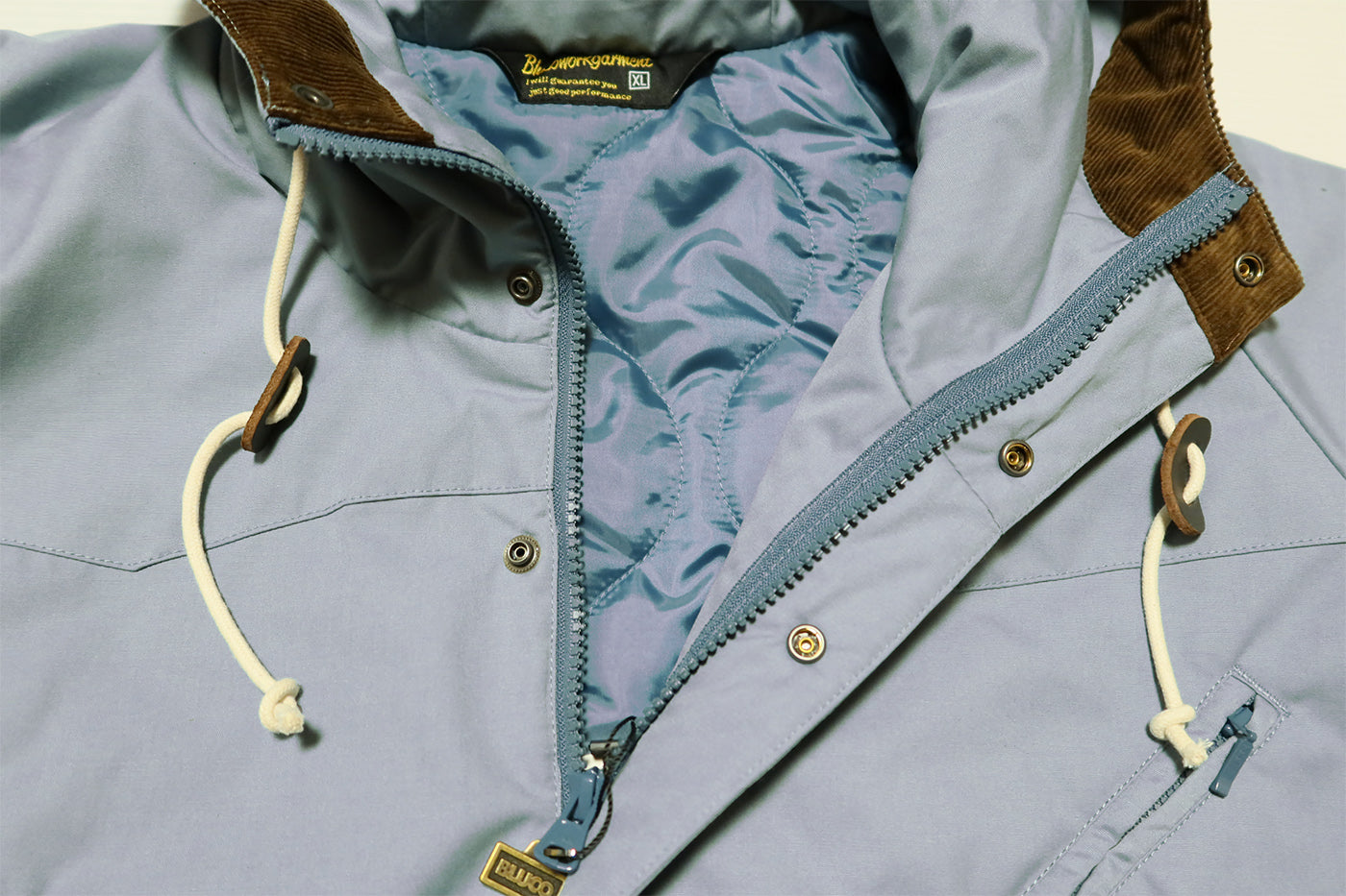 BLUCO T/C Mountain Parka 1347 Batting Primaloft 135-34-003-08 Light Blue
