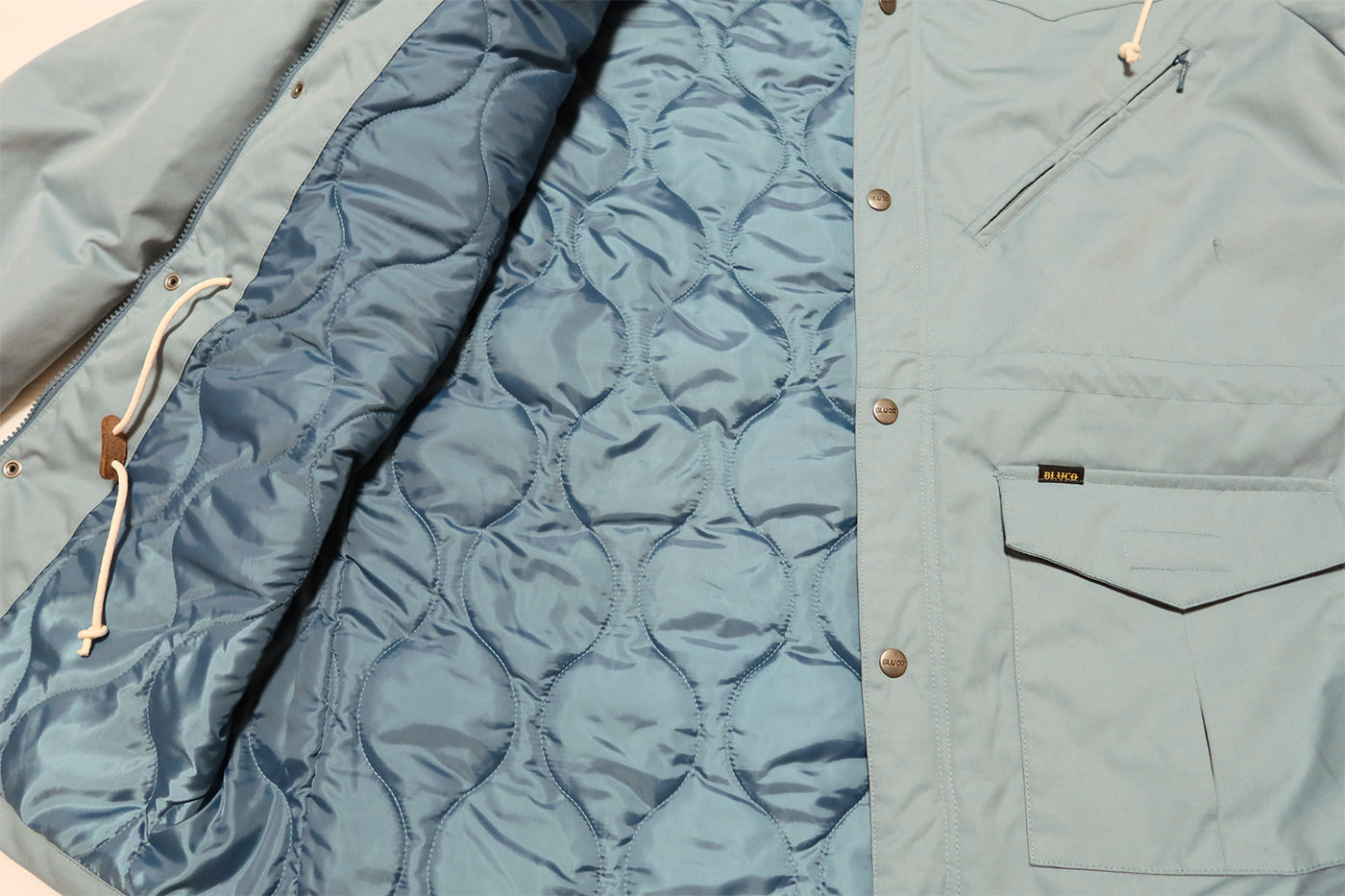 BLUCO T/C Mountain Parka 1347 Batting Primaloft 135-34-003-08 Light Blue