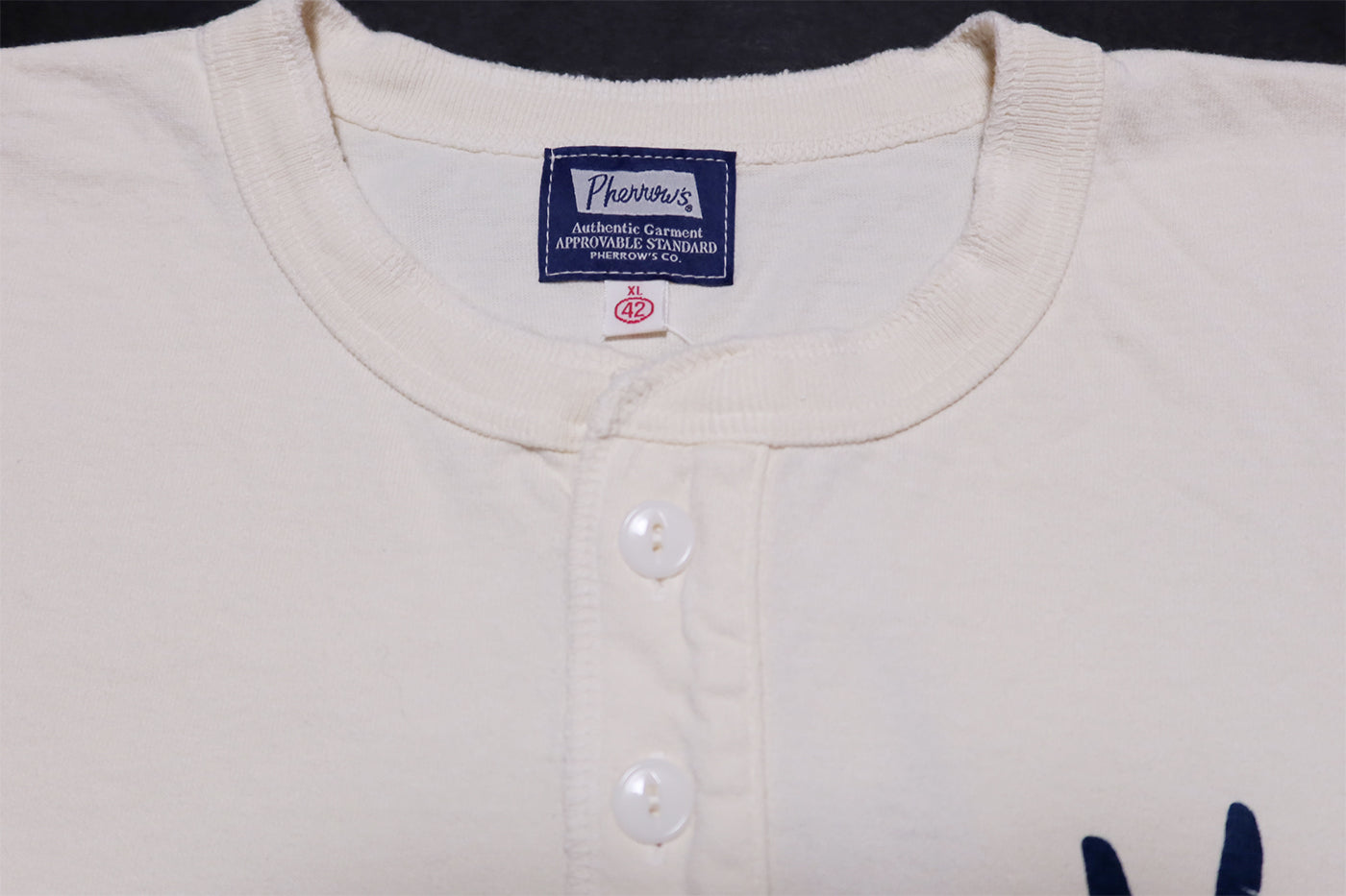 Pherrow's フェローズ ヘンリーネックTシャツ A.C. 半袖 メンズ 24S-PHNT1