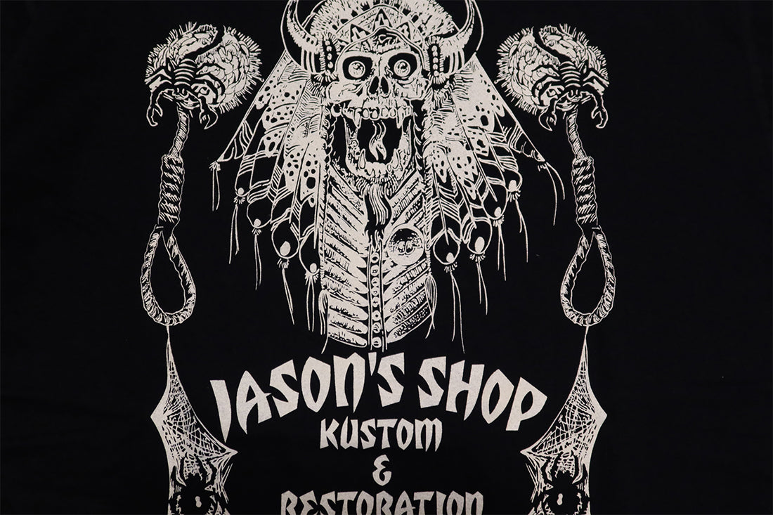 IndianMotorcycle インディアンモーターサイクル Tシャツ JASON'S SHOP ブラック 半袖 IM79361