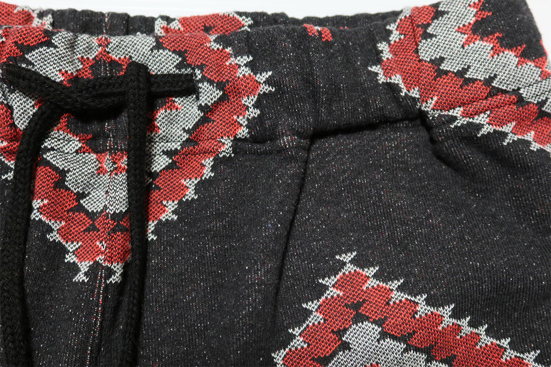 Pherrow's Jacquard Sweat Shorts Navajo Pattern 24S-PNSP1