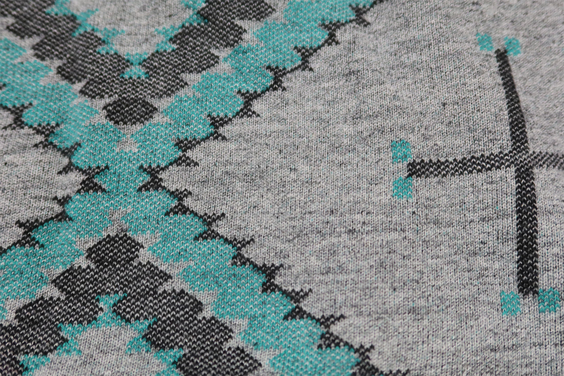 Pherrow's Jacquard Sweat Shorts Navajo Pattern 24S-PNSP1