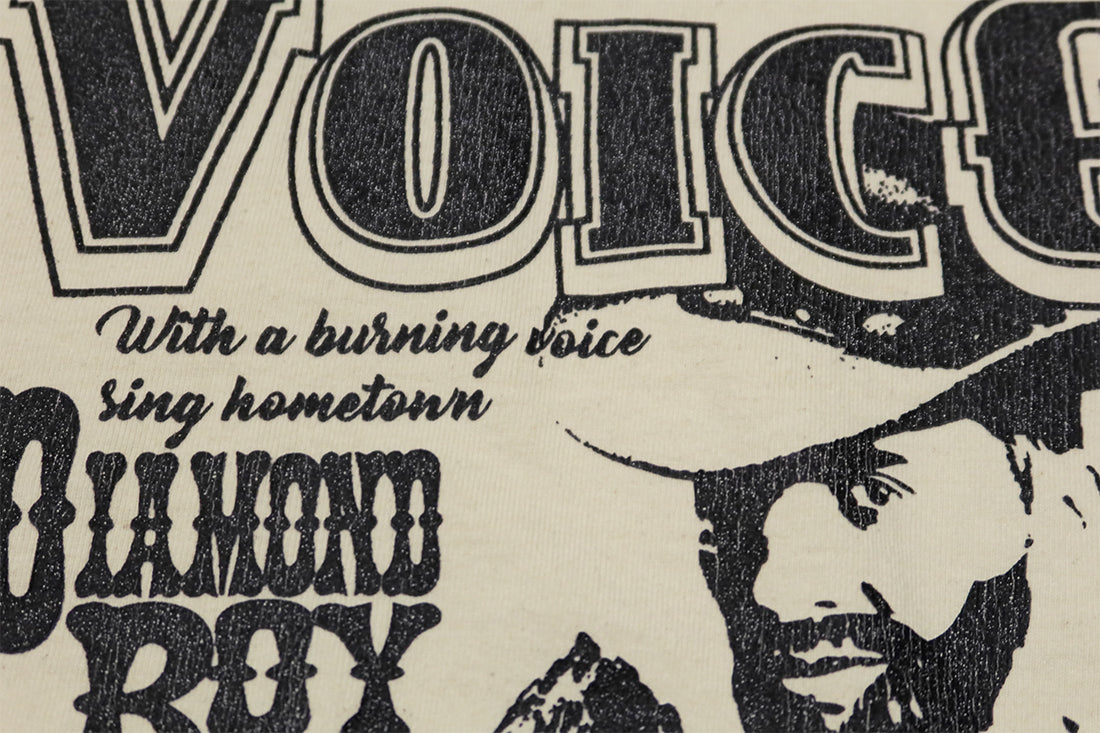 Pherrow's VOICE Men's American Casual Short Sleeve T-Shirt 24S-PMT2 Smoke White