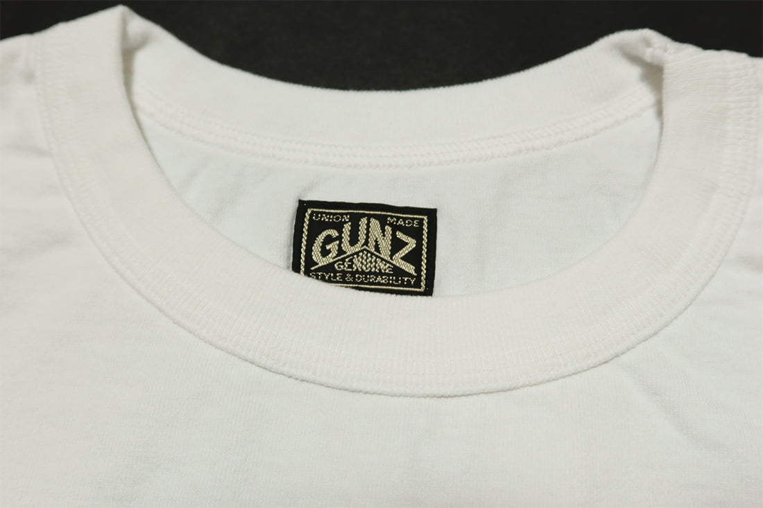 GUNZ GRIFFITH Short Sleeve T-Shirt for Men, College, 444G088, Made in Japan