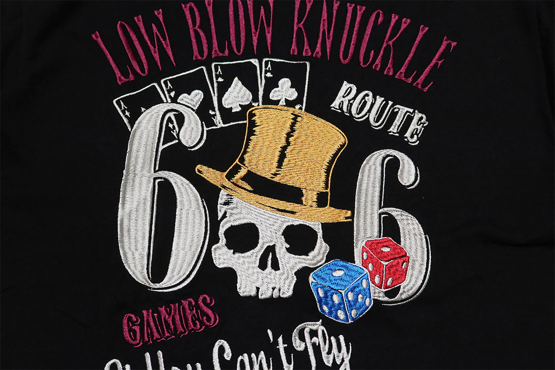 LOW BLOW KNUCKLE ローブローナックル Tシャツ "Route66" 半袖 554364