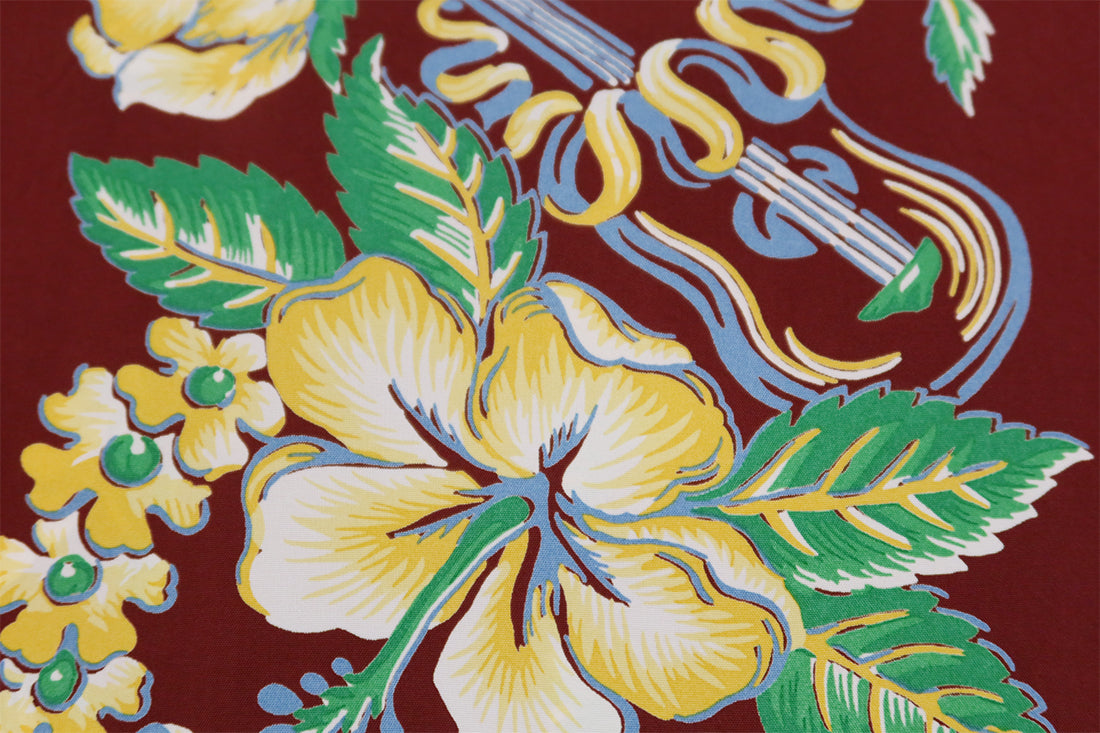 SUN SURF サンサーフ アロハシャツ レーヨン BLESSING GIFT FROM HAWAII 半袖 ハワイアンシャツ SS39212 日本製 ブラウン