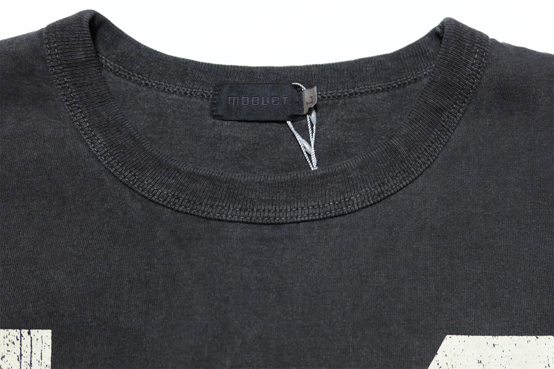 MODUCT Modact T-shirt UNLUCKY NUMBER Pigment dye numbering MO77704 Men's Made in the USA