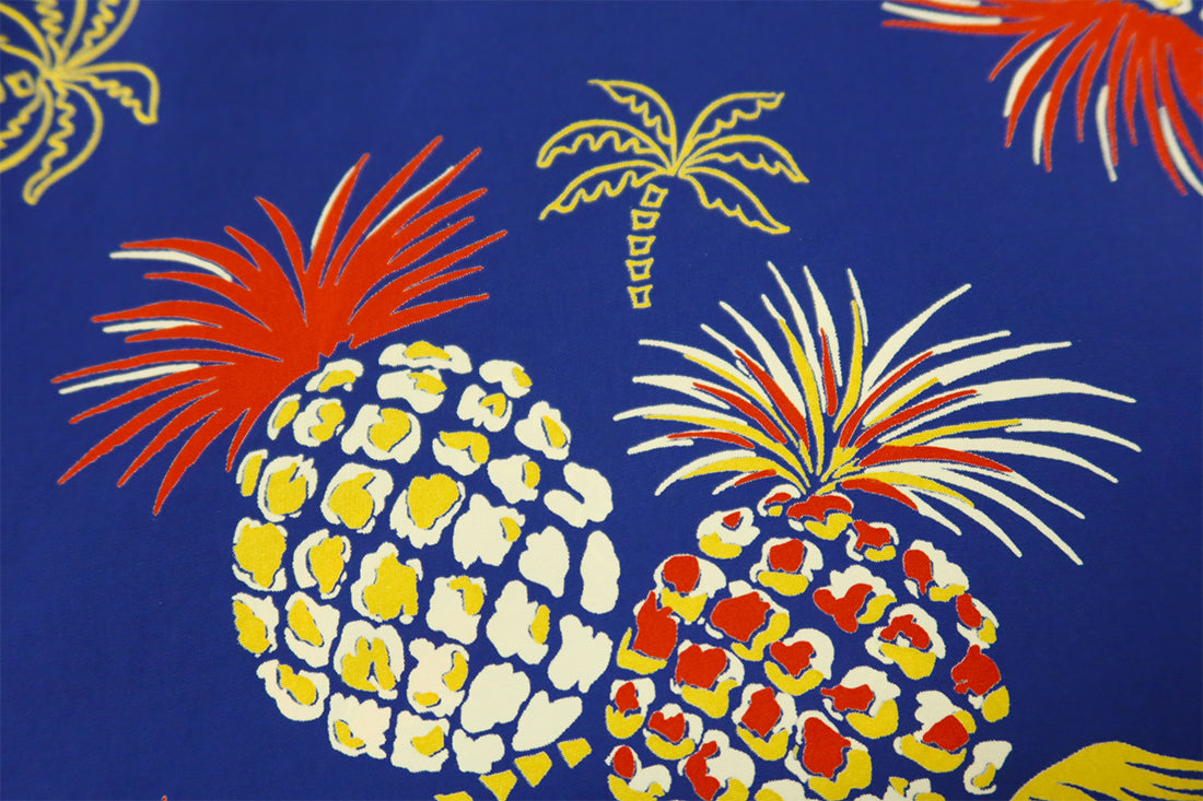 SUN SURF サンサーフ アロハシャツ レーヨン PALMS&PINEAPPLE 半袖 ハワイアンシャツ SS39225 日本製
