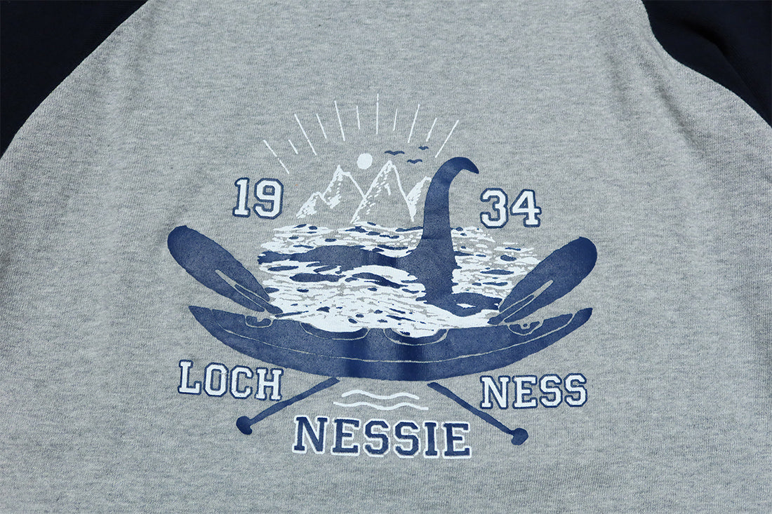 Pherrow's Raglan Long Sleeve T-Shirt UMA Nessie 24W-PRLT2 Made in Japan