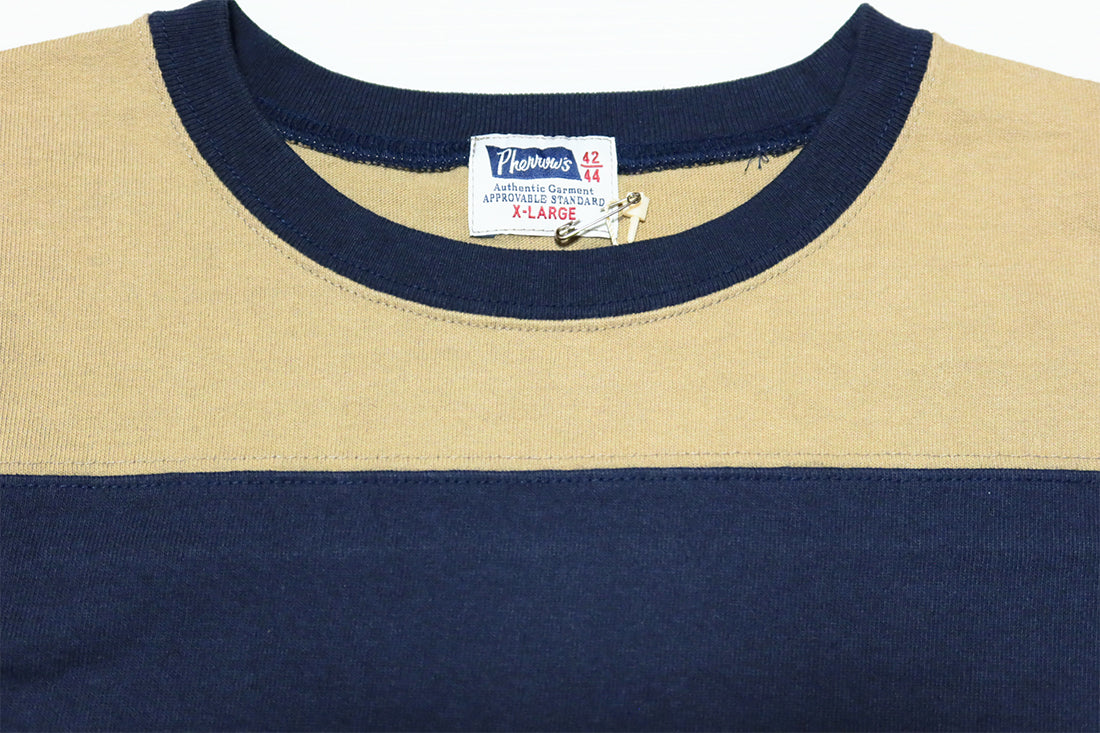 Pherrow's フェローズ フットボールTシャツ 長袖 "FREMONT FOOTBALL CLUB" 日本製 24W-PFBT1