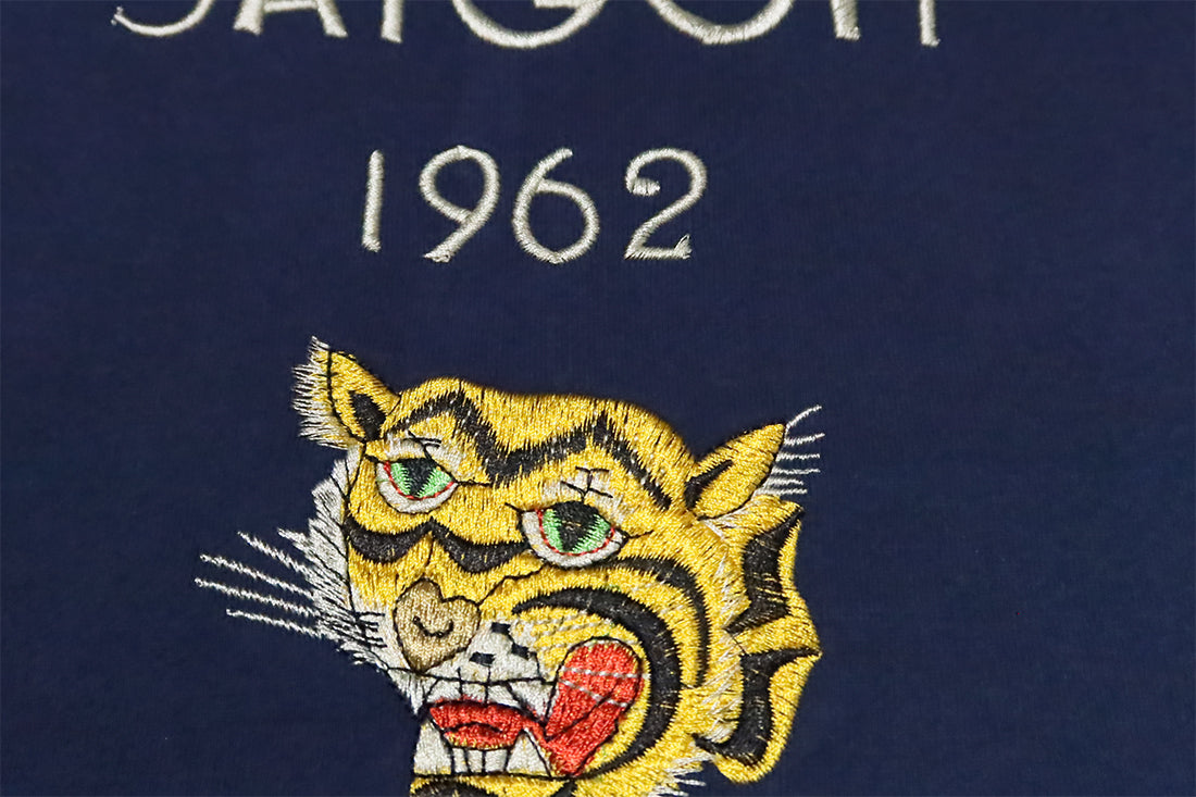 TAILOR TOYO テーラー東洋 スウェットパーカー スカパーカ 虎 "SAIGON 1962" TT69473 刺繍
