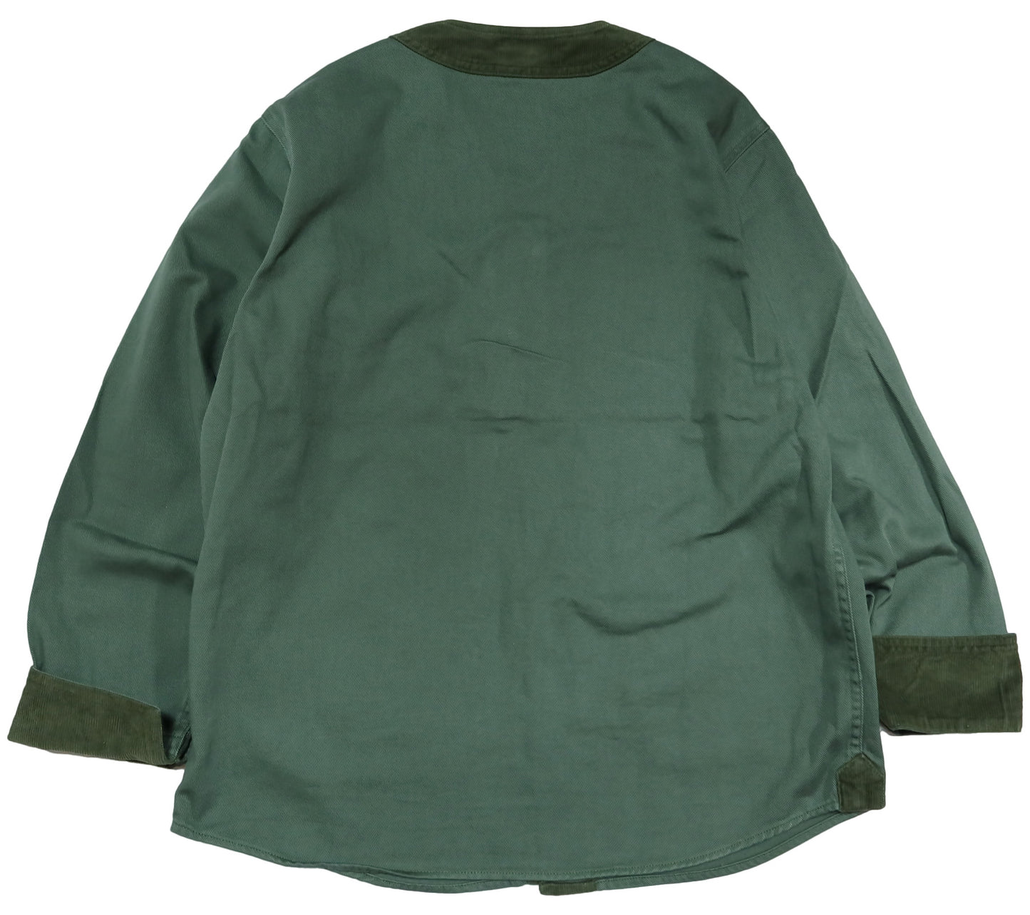 BARNS OUTFITTERS Baseball Cardigan, No Collar Jacket, BR-24342, Olive