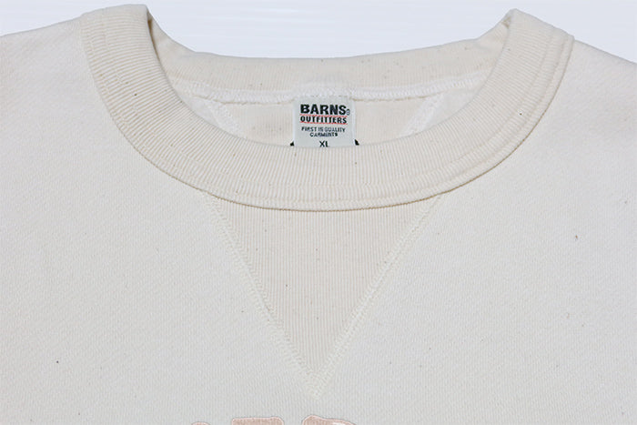 BARNS OUTFITTERS(バーンズアウトフィッターズ) 両VガゼットスウェットシャツBEAVER LAKE COZUN 日本製 BR-24393