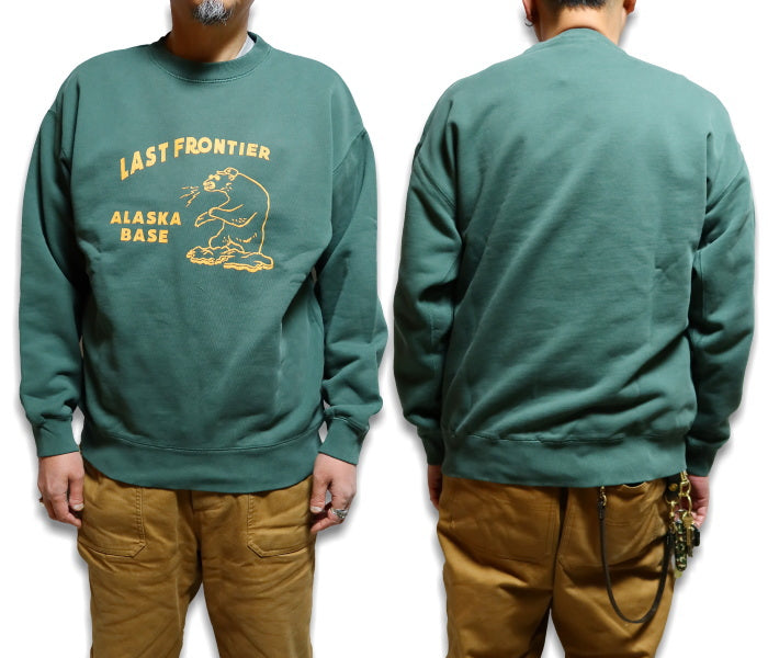 BARNS OUTFITTERS バーンズアウトフィッターズ スウェットシャツ スーパーヘビーウェイト "ALASKA BASE" BR-25101