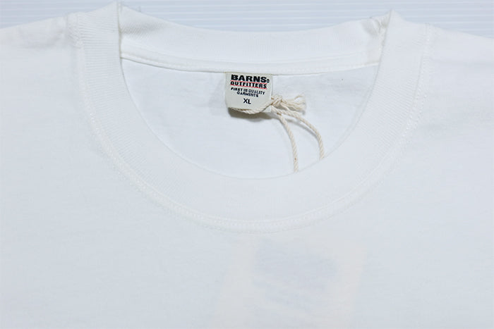 BARNS OUTFITTERS Long Sleeve T-Shirt High Sierra Photo Print BR-25123 White