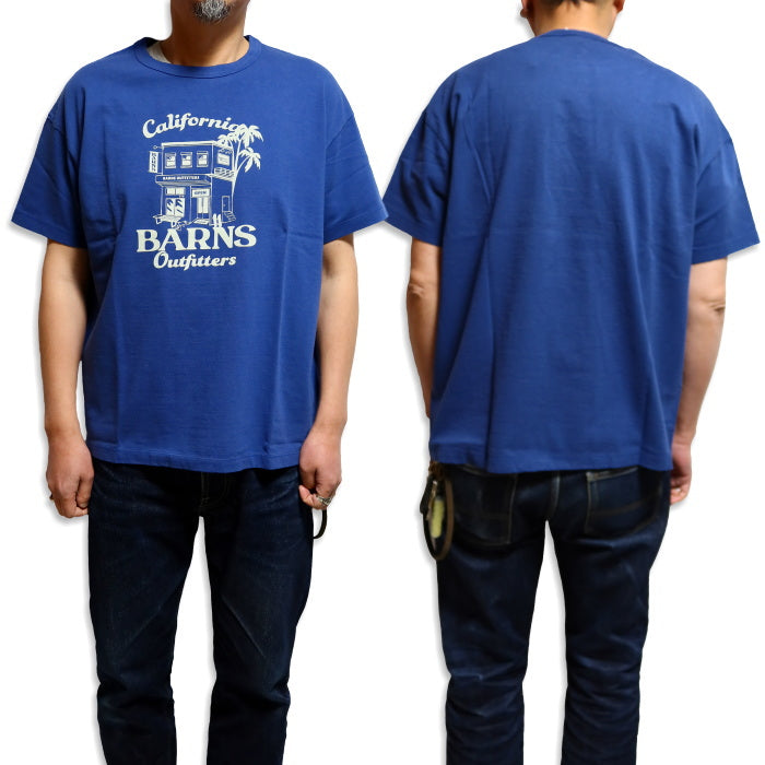 BARNS OUTFITTERS T-shirt FLAGSHIP STORE Round body Made in Japan BR-25176