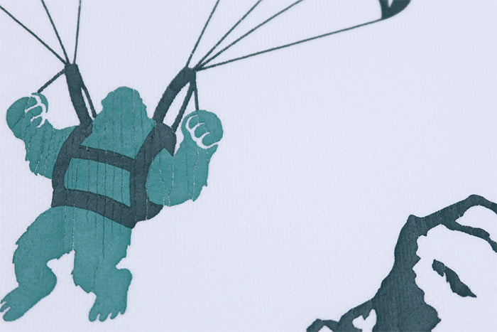 BARNS OUTFITTERS バーンズアウトフィッターズ スウェットシャツ スーパーヘビーウェイト"THE SKY IS THE LIMIT" ホワイト,フェードネイビー メンズBR-25353