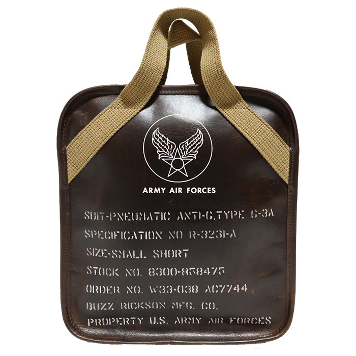 BuzzRickson's バズリクソンズ レザーバッグ 耐Gスーツ収納バッグ 日本製 BR02834 馬革