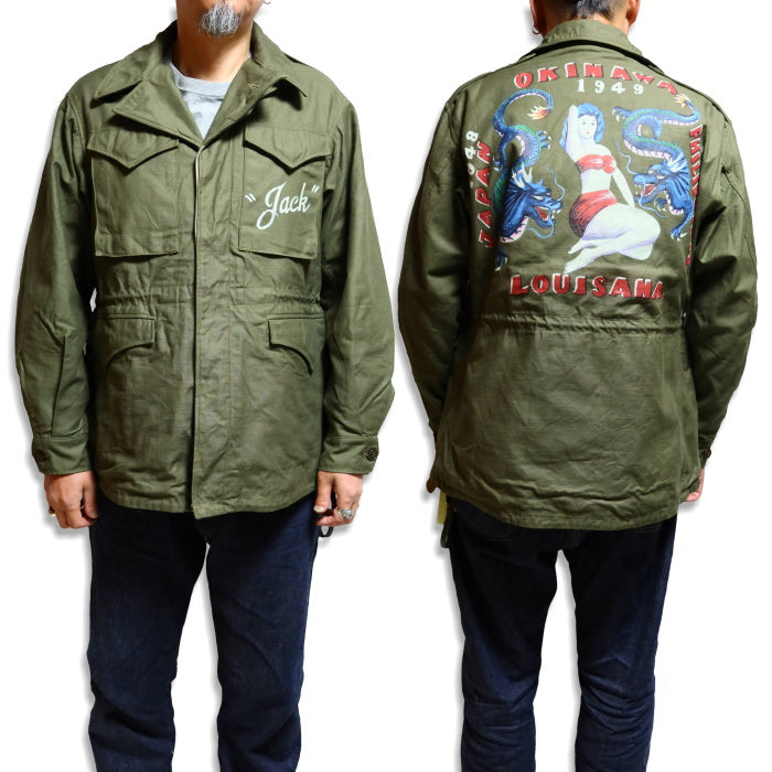 BUZZ RICKSON'S バズリクソンズ M-43フィールドジャケット"BUZZ RICKSON MFG.CO."ハンドペイント"DRAGON&LADY" M-1943 日本製 BR15723
