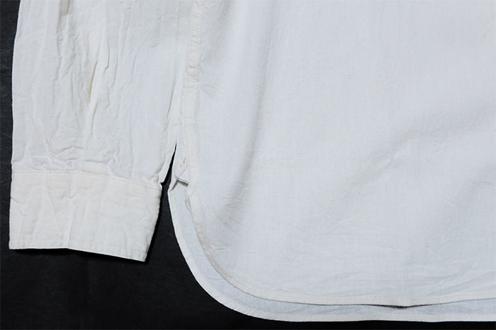 BuzzRickson's White Chambray Work Shirt, Long Sleeve, BR25996, Made in Japan, Men's, Off-White