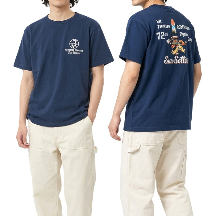 Buzz Rickson's バズリクソンズ Tシャツ 72nd FIGHTER SQ. ミリタリー BR79757 日本製 丸胴 メンズ 半袖