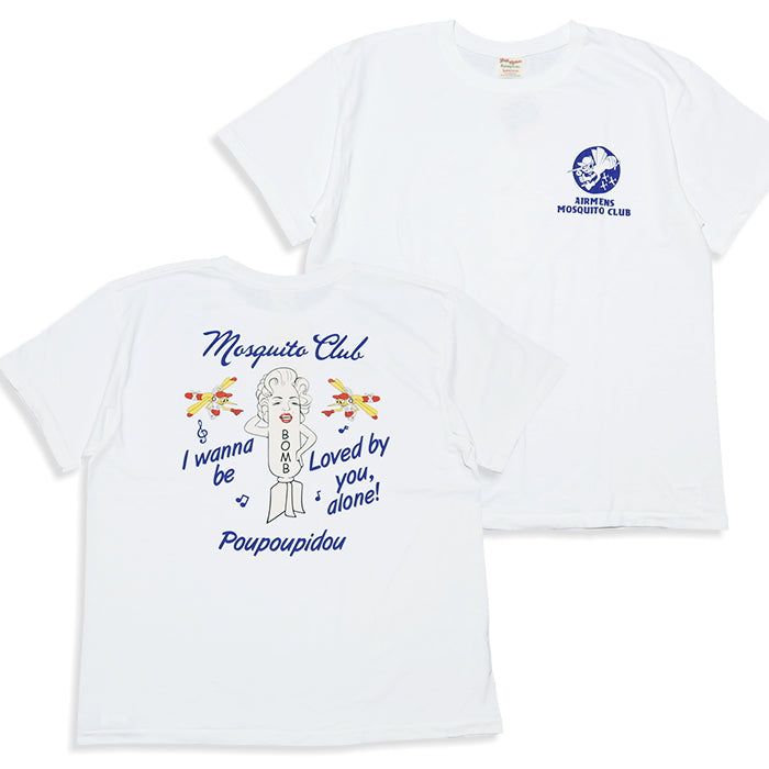 Buzz Rickson's バズリクソンズ Tシャツ MOSQUITO CLUB モスキートクラブ BR79758 POST EXCHANGE 日本製 丸胴 メンズ 半袖