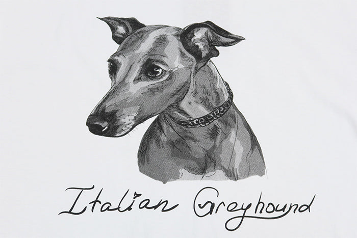 JOSHUATREES ジョシュアツリー 犬プリントTシャツ イタリアングレイハウンド Italian Greyhound メンズ 半袖 JSTR-001