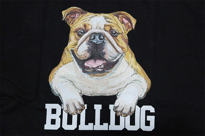 JOSHUATREES ジョシュアツリー 犬プリントTシャツ ブルドッグ アニマルプリント BULLDOG 犬T メンズ Tシャツ JSTR-004