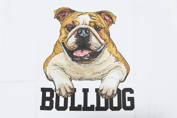 JOSHUATREES ジョシュアツリー 犬プリントTシャツ ブルドッグ アニマルプリント BULLDOG 犬T メンズ Tシャツ JSTR-004