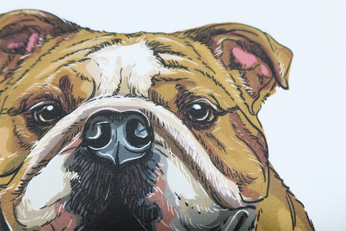 JOSHUATREES ジョシュアツリー 犬プリントTシャツ ブルドッグ アニマルプリント BULLDOG 犬T メンズ Tシャツ JSTR-004