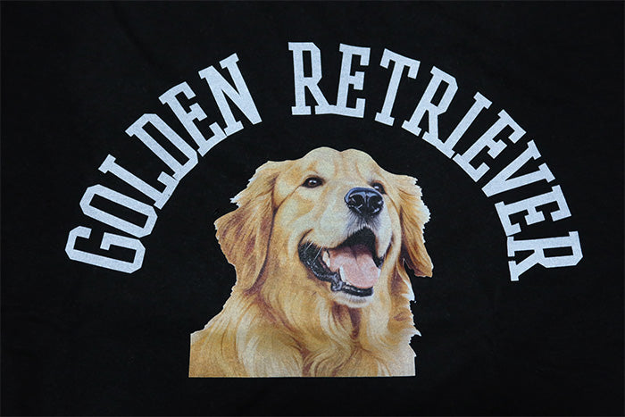 JOSHUATREES ジョシュアツリー 犬プリントTシャツ ゴールデンレトリーバー 愛犬家や古着,ヴィンテージ好きに メンズ 半袖 JSTR-005