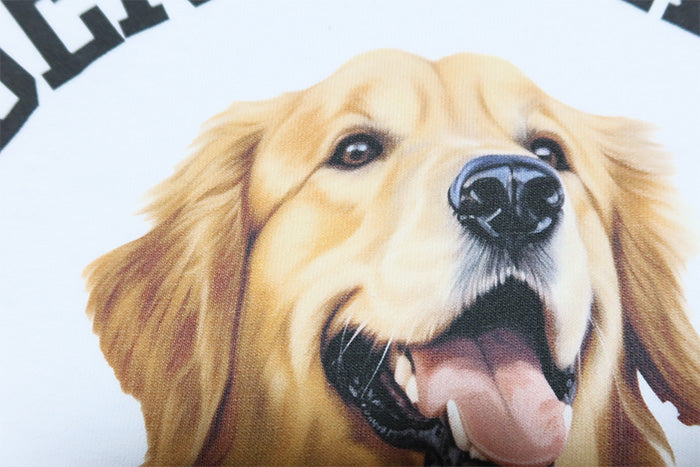 JOSHUATREES ジョシュアツリー 犬プリントTシャツ ゴールデンレトリーバー 愛犬家や古着,ヴィンテージ好きに メンズ 半袖 JSTR-005