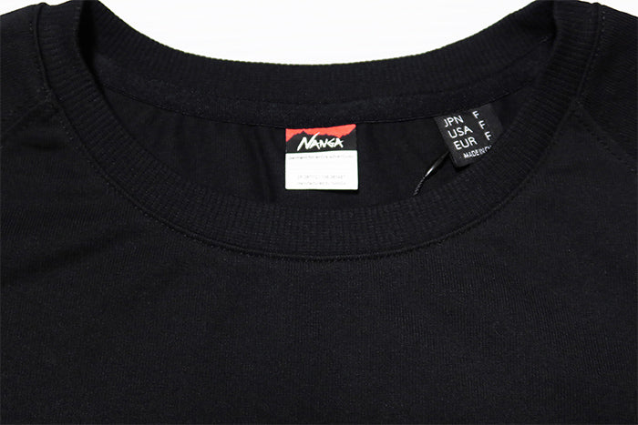 NANGA Eco Hybrid Loose Fit T-Shirt Box Logo T Raglan Sleeve N2500-1M025Z