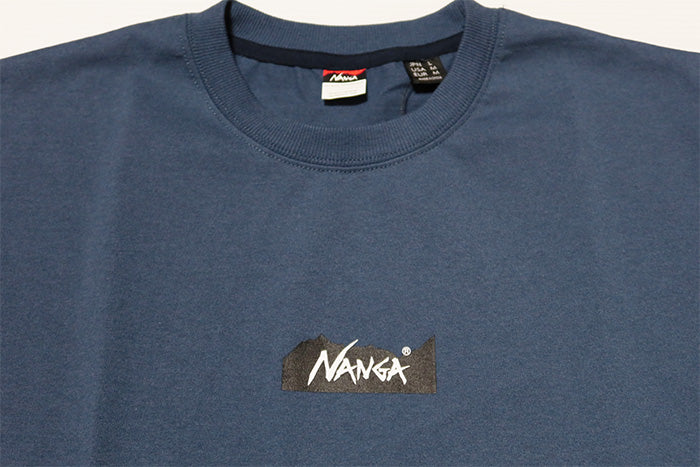 NANGA Eco Hybrid Mountain Logo T-Shirt Regular Fit Logo T NW2211-1G208